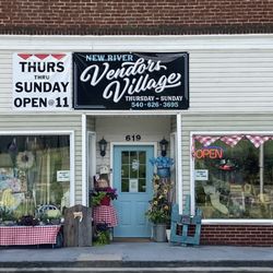New River Vendors Village - Fresh flowers and new windows to check out!