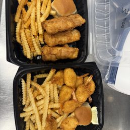 COD & Shrimp Dinner. COD & Shrimp Dinner.