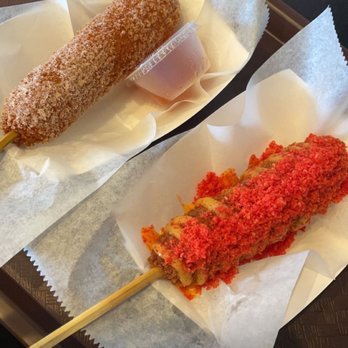 Kong Dog - Flamin cheetah and classic with sugar - Asian Fusion Near Me - Glenview, Illinois Kong Dog - Flamin cheetah and classic with sugar - Asian Fusion Near Me - Glenview, Illinois