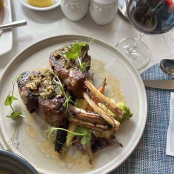 The Conservatory - Lamb chops - New American Near Me - Half Moon Bay, California