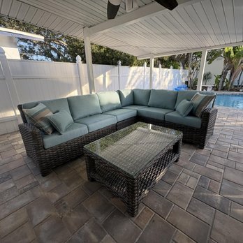 Patio Showcase - SAME DAY DELIVERY
Lakeside Woven by NorthCape
Frame-Husk
Fabric-Dupione Celeste by Sunbrella - Furniture Stores Near Me - Largo, Florida Patio Showcase - SAME DAY DELIVERY
Lakeside Woven by NorthCape
Frame-Husk
Fabric-Dupione Celeste by Sunbrella - Furniture Stores Near Me - Largo, Florida