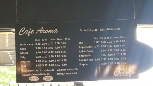 Menu photo 6 Cafe Aroma Shoreline, WA