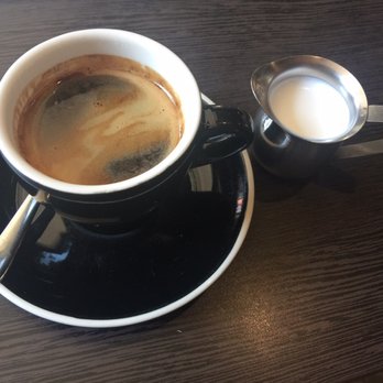 Fragrance Coffee Lab - Long black with a side of steamed milk - Coffee & Tea Near Me - Darlinghurst, NSW Fragrance Coffee Lab - Long black with a side of steamed milk - Coffee & Tea Near Me - Darlinghurst, NSW