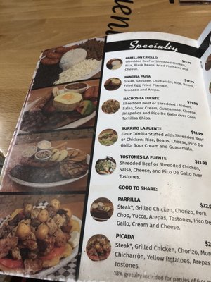Menu photo 3 La Fuente Orlando, FL Menu photo 3 La Fuente Orlando, FL