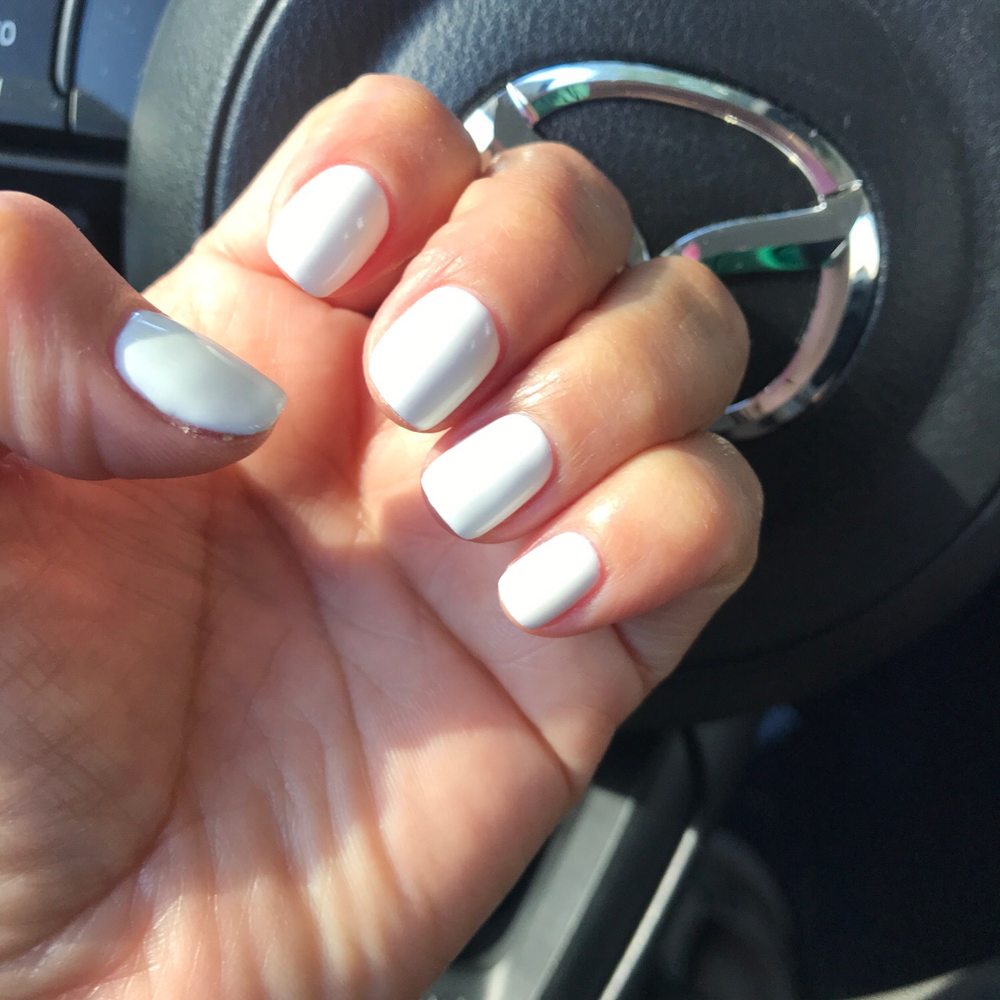 Soak Nails - White gel Manicure - Nail Salons Near Me - Encino, California Soak Nails - White gel Manicure - Nail Salons Near Me - Encino, California