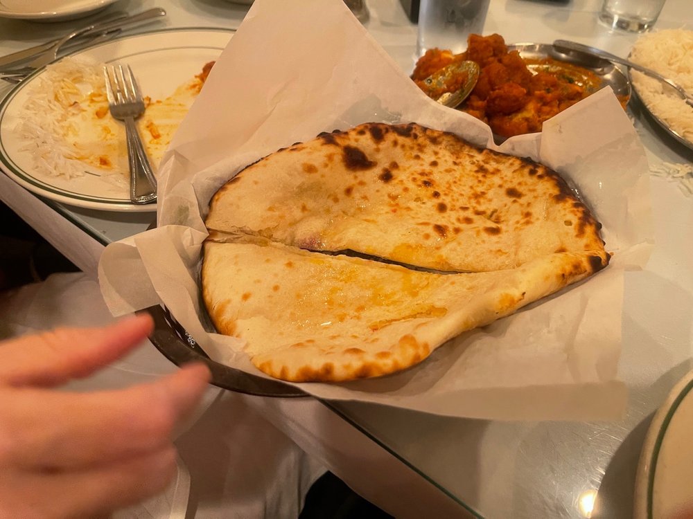 Food from India Palace Restaurant