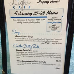 J Everett Light Career Center - Feb 27 and 28 Menu