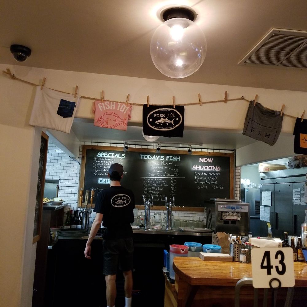 Fish 101 - Super busy, a line outside but moves quick. Great lemonade. - Seafood Near Me - Encinitas, California Fish 101 - Super busy, a line outside but moves quick. Great lemonade. - Seafood Near Me - Encinitas, California