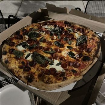 Craft Pizza - Margarita pizza with Pepperoni lol, it has a special name - Pizza Near Me - Chicago, Illinois Craft Pizza - Margarita pizza with Pepperoni lol, it has a special name - Pizza Near Me - Chicago, Illinois