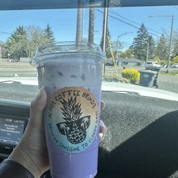 Ube Bae Latte w Oat Milk