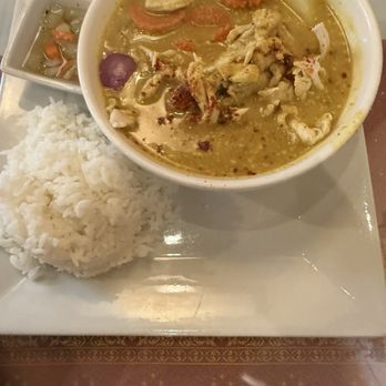 Chaang Thai - C3. Yellow Curry Dinner With chicken off the regular menu. Comes with cucumber salad. - Thai Near Me - Colorado Springs, Colorado Chaang Thai - C3. Yellow Curry Dinner With chicken off the regular menu. Comes with cucumber salad. - Thai Near Me - Colorado Springs, Colorado