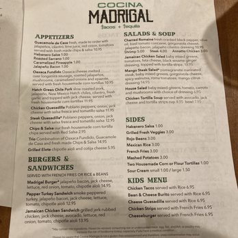 Cocina Madrigal - Tacos Near Me - Phoenix, Arizona