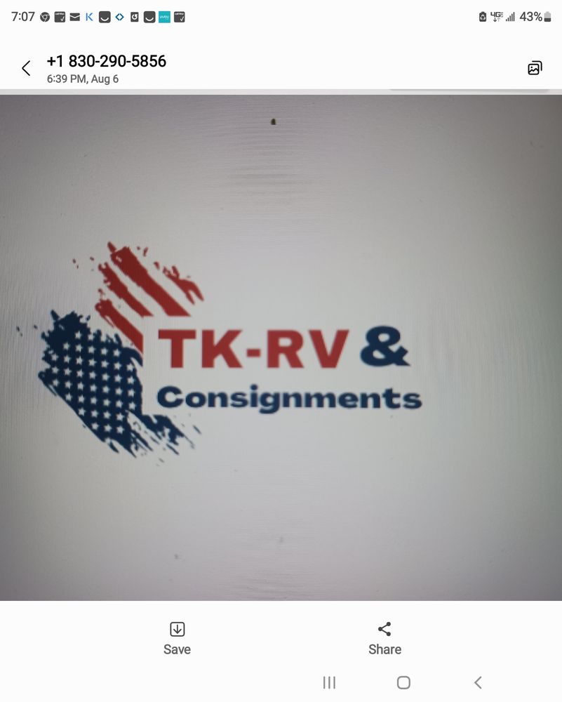TKRV & CONSIGNMENTS Request Information Corpus Christi, Texas RV