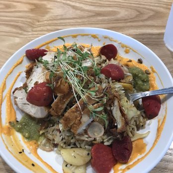 Milo - Rice bowl with fried chicken - Breakfast & Brunch Near Me - Waco, Texas Milo - Rice bowl with fried chicken - Breakfast & Brunch Near Me - Waco, Texas
