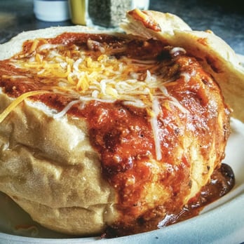 Killington Resort - Chili in a bread bowl from the Snowshed Lodge cafeteria. - Ski Resorts Near Me - Killington, Vermont