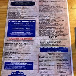 Dylan's Bar and Grill - Menu