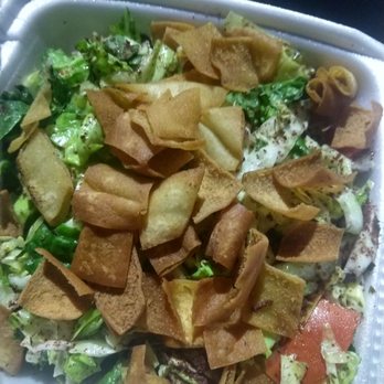 Mezzaterranean - Fatoush salad - Lebanese Near Me - Rancho Cucamonga, California
