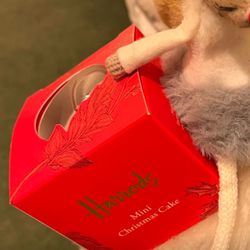 Harrods Food Hall - Christmas cake stocking stuffer. She shared a piece and it was so good!