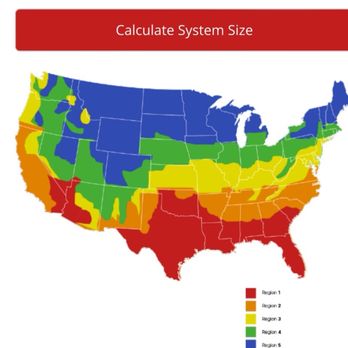 J & I Heating & Air Conditioning - Map to help identify what region/zone one is in to get correct sized unit. - Heating & Air Conditioning/HVAC Near Me - Hemet, California