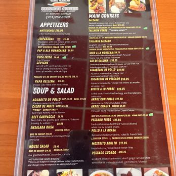 El Aji Peruano - Menu - Peruvian Near Me - Banning, California El Aji Peruano - Menu - Peruvian Near Me - Banning, California