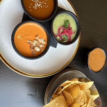 Tamayo - Chips & Salsa all sauces very bland. Chips needed salt. Might be the worst chips and salsa I've had. - Mexican Near Me - Denver, Colorado Tamayo - Chips & Salsa all sauces very bland. Chips needed salt. Might be the worst chips and salsa I've had. - Mexican Near Me - Denver, Colorado