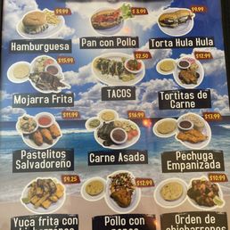 Dinner menu Dinner menu