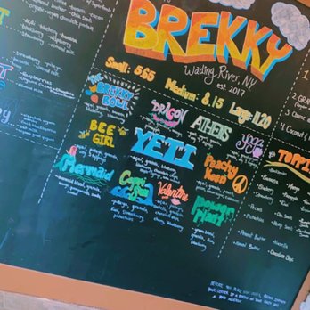 Brekky - their beautiful bowl menu - Coffee & Tea Near Me - Wading River, New York