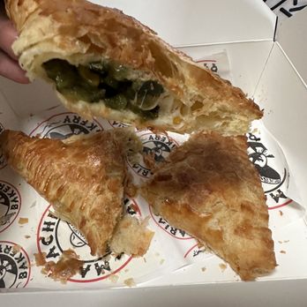 Mariachi Bakery - 4/5: Rajas con Queso empanada. Crust was delicious - Bakeries Near Me - Norwalk, California