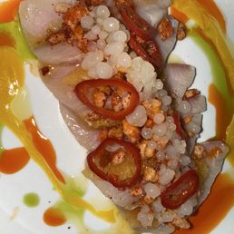 Hamachi crudo Hamachi crudo