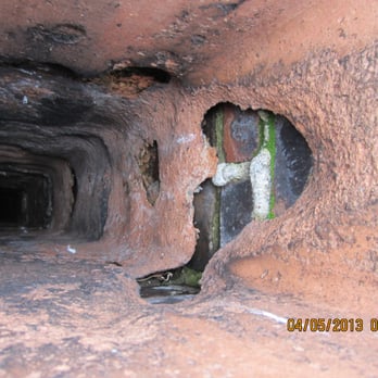 Quality Check Home Inspection - Safety Issue Holes in Chimney Liner - Home Inspectors Near Me Quality Check Home Inspection - Safety Issue Holes in Chimney Liner - Home Inspectors Near Me