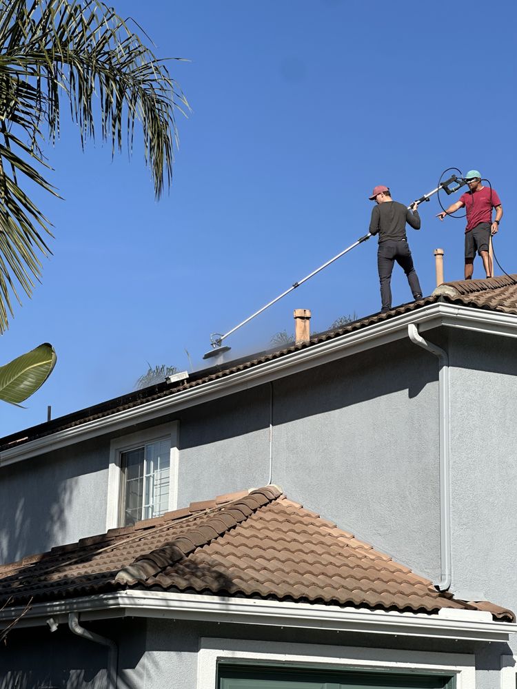 Slide of First Class Roof Cleaning