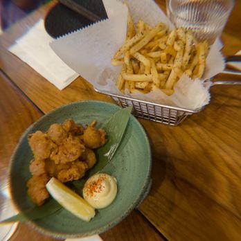 Shinmai Shokudo - octopus karaage and wasabi fries - Japanese Near Me - Cary, North Carolina Shinmai Shokudo - octopus karaage and wasabi fries - Japanese Near Me - Cary, North Carolina