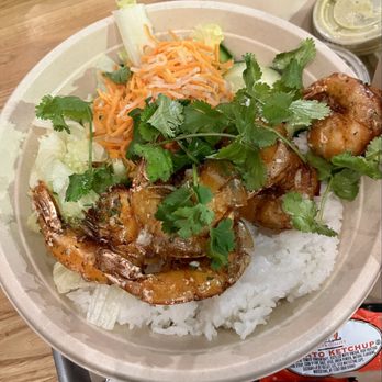 Nguyen's Kitchen - Jumbo Tiger Shrimp Bowl (5 pcs) - Vietnamese Near Me - South Gate, California