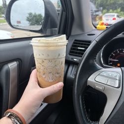 Starbucks - Brown sugar shaken espresso with salted caramel cold foam
