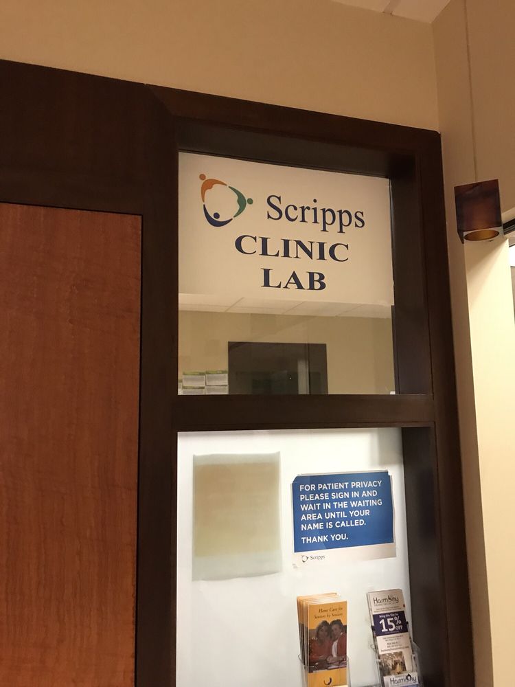 SCRIPPS CLINICAL LAB Laboratory Testing 501 Washington St, San