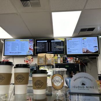 Bakersfield Donut Co - coffee cups and menus - Donuts Near Me - Bakersfield, California Bakersfield Donut Co - coffee cups and menus - Donuts Near Me - Bakersfield, California