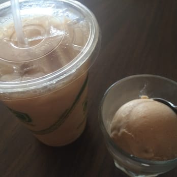 Peace Café - Iced kinako late and kinako ice cream. Taken 9/11/14. - Vegan Near Me - Honolulu, Hawaii Peace Café - Iced kinako late and kinako ice cream. Taken 9/11/14. - Vegan Near Me - Honolulu, Hawaii