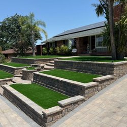 Go Green Artificial Turf - Arizona Platinum Spring "Cool Yarn Tech" - Clayton, CA Front Yard Terrace Placement Stays 30-40% Cooler under direct UV rays!