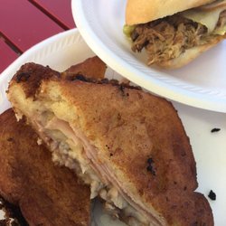 40 West Farmers' Market - The Monte Cristo and Cubano, so beautiful!