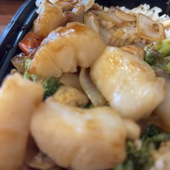 Sushi Yaki - Scallop hibachi with steamed rice - Bubble Tea Near Me - Terrell, Texas