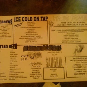 Mike's Place - Summer drink specials. - American Near Me - Kent, Ohio