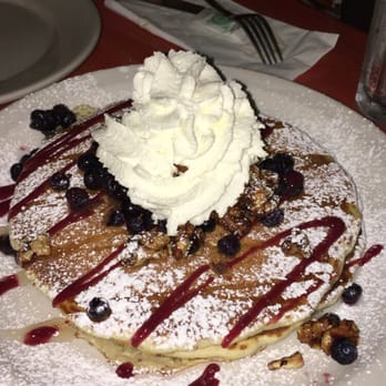 Ship To Shore - Blueberry pancakes with house made whipped cream - Steakhouses Near Me - Kingston, New York