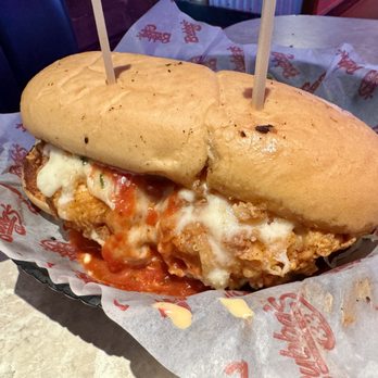 Bubba's 33 - Chicken Parm Sandwich! - Pizza Near Me - The Colony, Texas