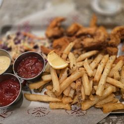 Jack Allen's Kitchen - Shrimp and fries