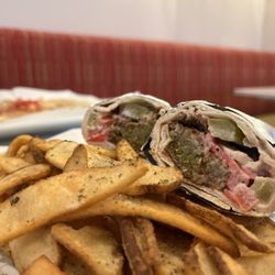 Zaatar Lebanese Grill - Falafel Wrap Fries