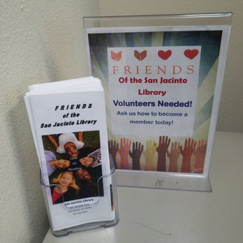 San Jacinto Public Library - Volunteers needed - Libraries Near Me - San Jacinto, California San Jacinto Public Library - Volunteers needed - Libraries Near Me - San Jacinto, California