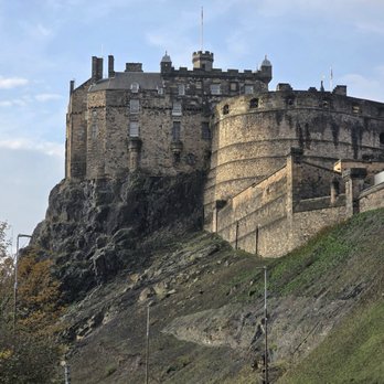 Edinburgh Castle - View from behind the castle - Landmarks & Historical Buildings Near Me - Edinburgh, EDH Edinburgh Castle - View from behind the castle - Landmarks & Historical Buildings Near Me - Edinburgh, EDH