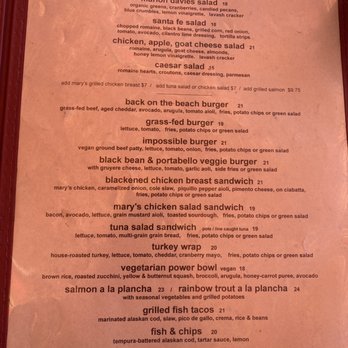 Back On the Beach - July 2022 menu - American Near Me - Santa Monica, California
