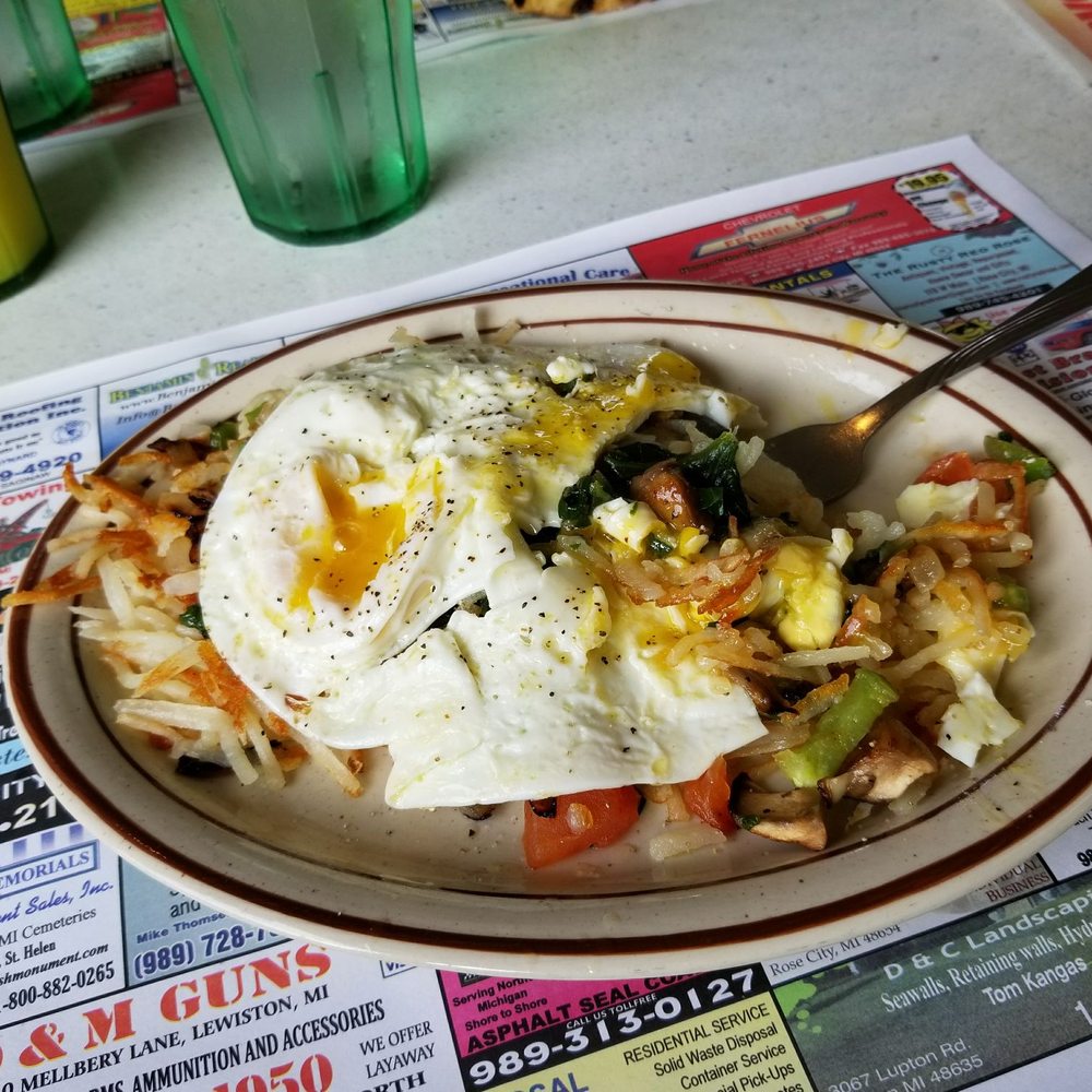 Sunrise Cafe and Cabins - a plate of food - Breakfast & Brunch Near Me - Lupton, Michigan Sunrise Cafe and Cabins - a plate of food - Breakfast & Brunch Near Me - Lupton, Michigan