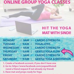 Offering donations based Online classes now due to COVID-19 state mandate.